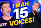 1 Man, 15 Voices, and One UNFORGETTABLE AGT Moment